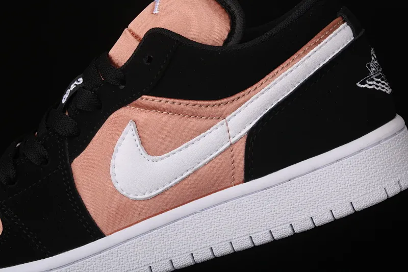 All categories Air Jordan Jordan series basketball shoes Air Jordan 1 Low New version Air Jordan 1 Low AJ1 Joe 1 low-top silk rose gold cultural and leisure sports sneakers 554723-090